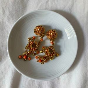 Jose and Maria Barrera Clip Earrings